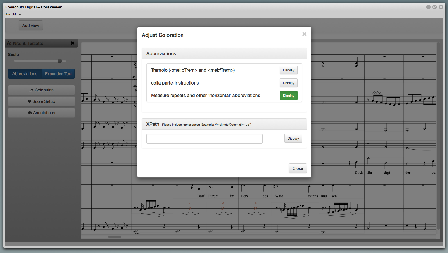 Dynamic Score Rendering